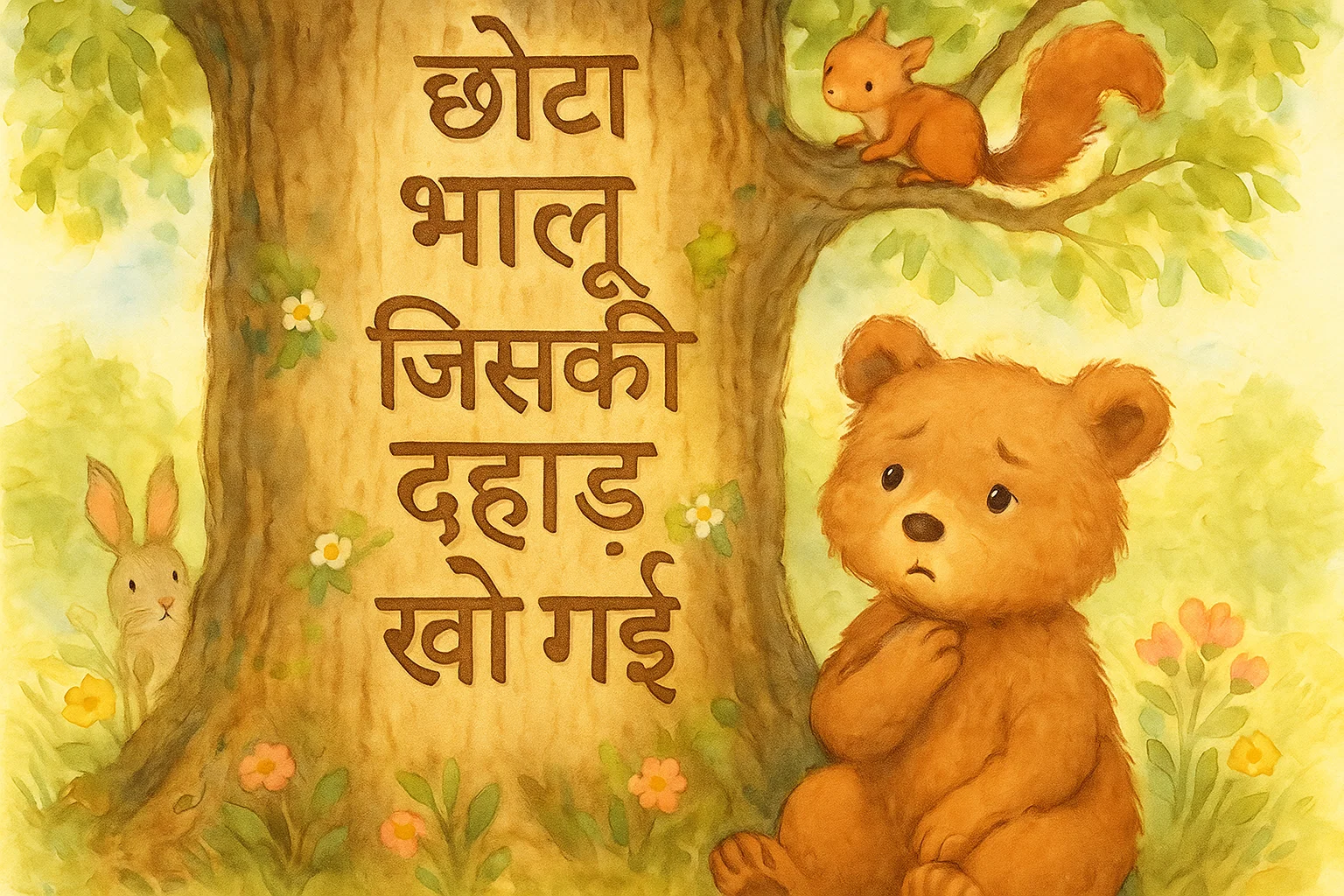 छोटा भालू जिसकी दहाड़ खो गई