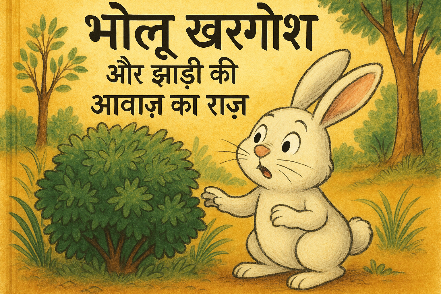 भोलू खरगोश और झाड़ी की आवाज़ का राज़