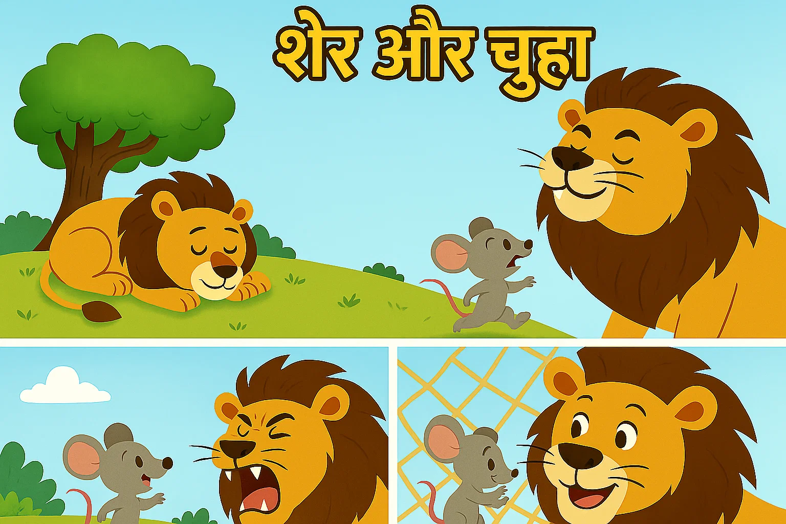 शेर और चूहा